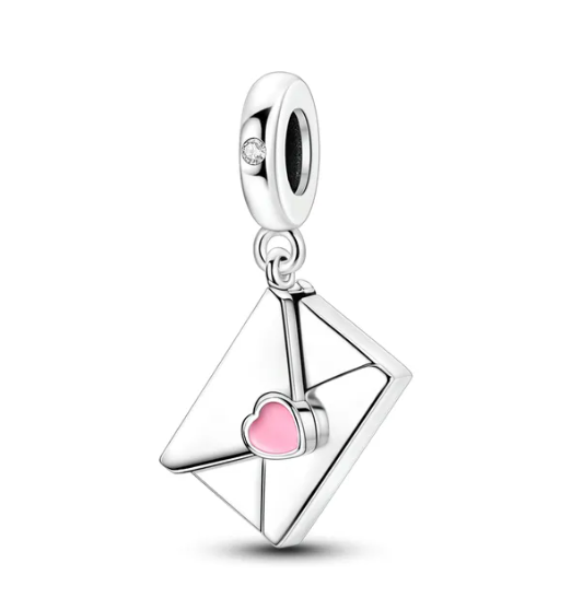 Charms "List Miłosny" — Zawieszka Symbol Uczucia