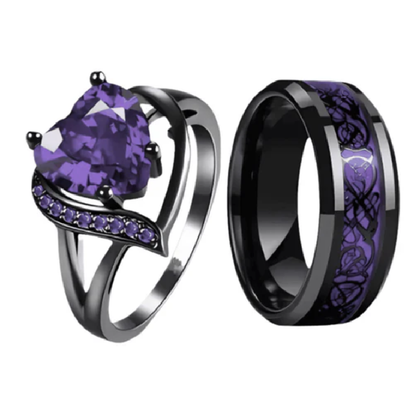 Obrączki dla Par - Zestaw Walentynkowy